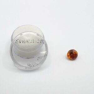 10.0 mm Round Orange Sphalerite Gemstone
